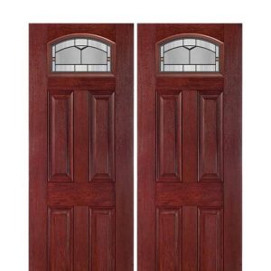 درب چوبی لابی دو لنگه کد 21064