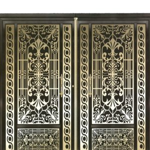 در دولنگه پارکینگ فلزی CNC کد 2268