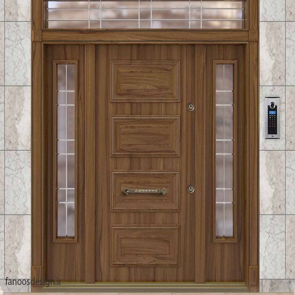 درب لابی چوبی لوکس ضد سرقت کد 6047