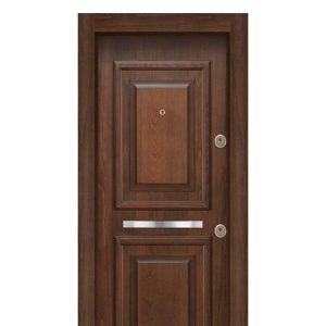 درب ضدسرقت لوکس برجسته روکش راش کد 6075