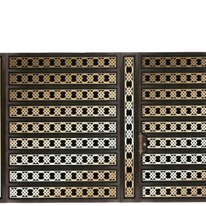 در ریلی حیاط آهنی CNC دو لنگه کد 2262
