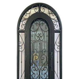درب کلاسیک فلزی ورودی فرفورژه کد 30897