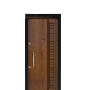 در ضدسرقت روکش چوب راش طراحی مدرن – کد MT514