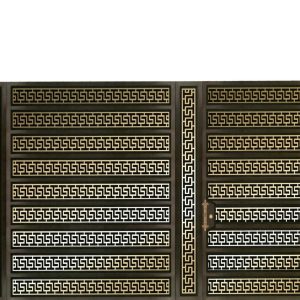 در فلزی پارکینگ CNC ریلی کد 2256