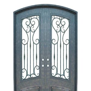 درب فلزی حیاط دو لنکه کد 2161