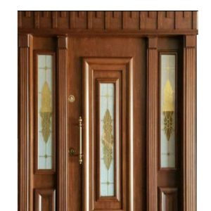 در لابی شیشه ای چوبی کد 9019
