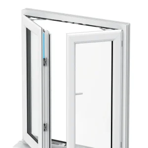 پنجره دوجداره UPVC فرانسوی مترمربع