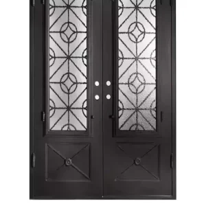 درب فلزی کلاسیک ساده دو لنگه کد 30932