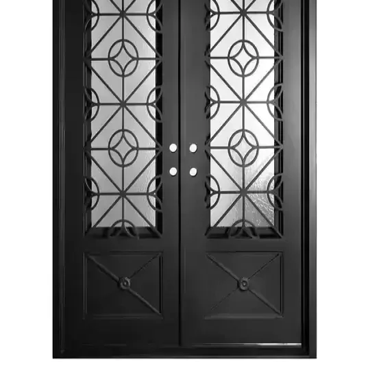 درب فلزی کلاسیک ساده دو لنگه کد 30932