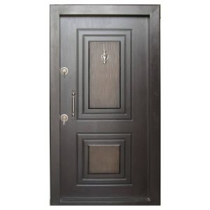 درب ورودی ضد سرقت روکش چوب کد 247