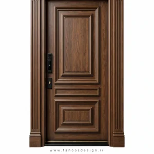 درب ضد سرقت نئوکلاسیک با طراحی لوکس سایز 200*220 کد 30516