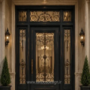 درب لابی فلزی کلاسیک - کد 30258