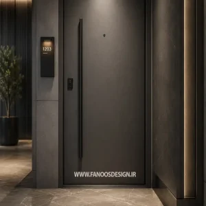 درب ضد سرقت مدل ساتن دودی کد 30533