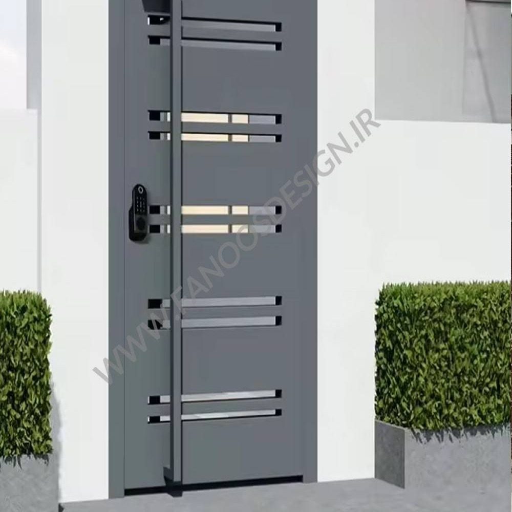 در حیاطی نفررو برش لیزری مدرن کد 40046