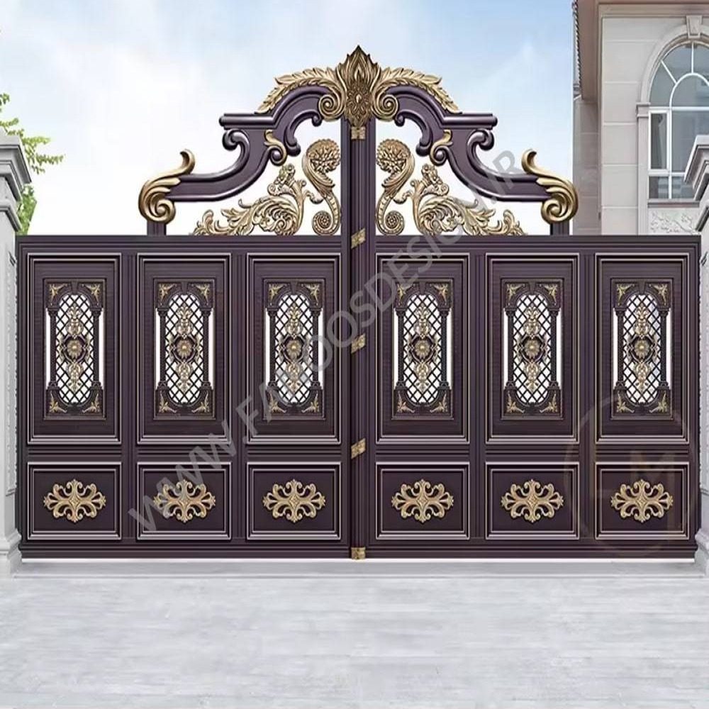 درب حیاط فرفورژه کد 40038
