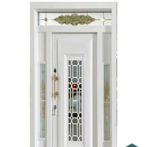 درب ضدسرقت رویه فلز برجسته سفید کد 30471