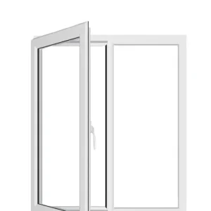 پنجره UPVC دوجداره تک حالته متر مربع